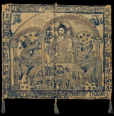 Gold-thread Embroidered Aer, a Liturgical Cloth Used to Cover the Vessels of the Eucharist by Unbekannt Unbekannt